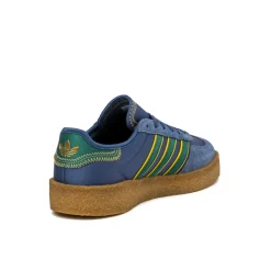 Adidas Sneakers En Cuir|Baskets Décontractées Terrace*x Clot by Edison Chen Gazelle Night Marine / Collegiate Green / Hazy Yellow