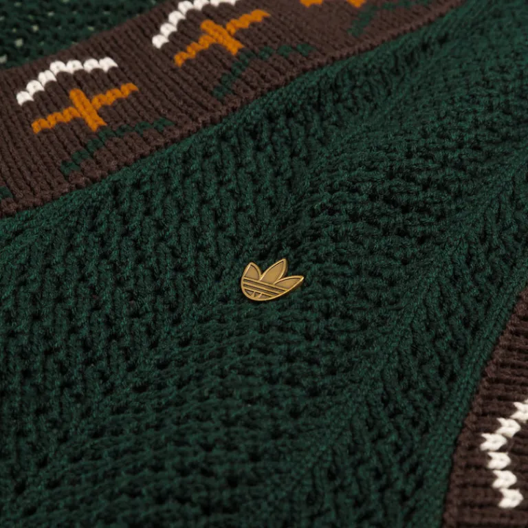 Adidas T-Shirts*x Clot by Edison Chen Crochet Vest Green Night