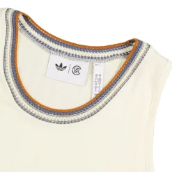 Adidas T-Shirts*x Clot by Edison Chen Rib Tank Top Cream White