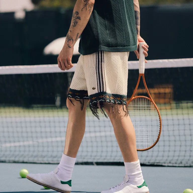 Adidas Sneakers En Cuir|Baskets Décontractées Terrace*x Clot by Edison Chen Stan Smith Footwear White / Green / Footwear White