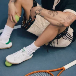 Adidas Sneakers En Cuir|Baskets Décontractées Terrace*x Clot by Edison Chen Stan Smith Footwear White / Green / Footwear White