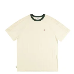 Adidas T-Shirts*x Clot by Edison Chen Rib T-Shirt Cream White / Green Night