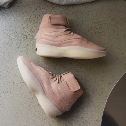 Adidas Sneakers Montantes|Sneakers En Cuir*x Fear of God Athletics II High Top Ash Pearl / Ash Pearl / Ash Pearl