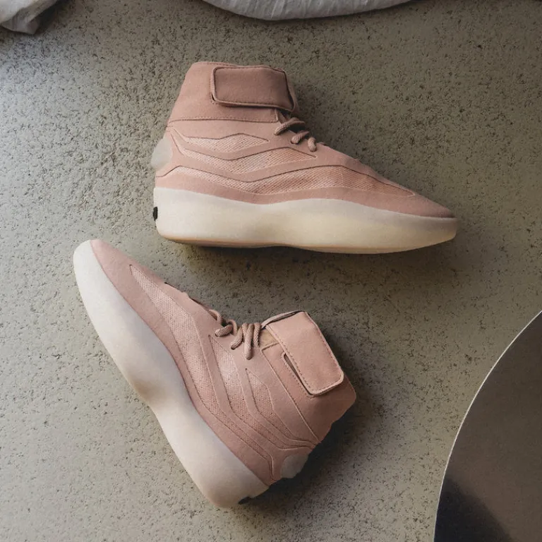 Adidas Sneakers Montantes|Sneakers En Cuir*x Fear of God Athletics II High Top Ash Pearl / Ash Pearl / Ash Pearl