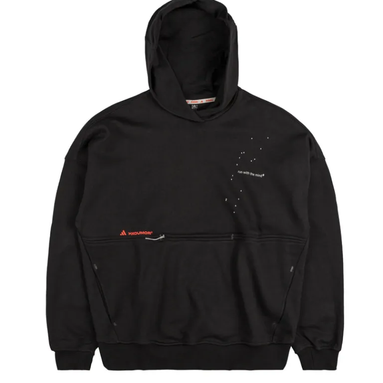 Adidas Pullover*x Hermanos Koumori Adi365 Running Hoodie Black
