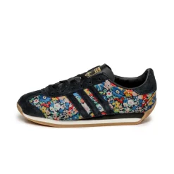 Adidas Sneakers En Cuir|Baskets Décontractées Terrace*x Liberty London Country OG W Aurora Ink / Gum / Off White