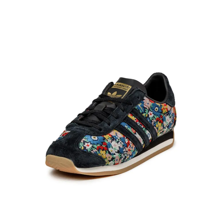 Adidas Sneakers En Cuir|Baskets Décontractées Terrace*x Liberty London Country OG W Aurora Ink / Gum / Off White