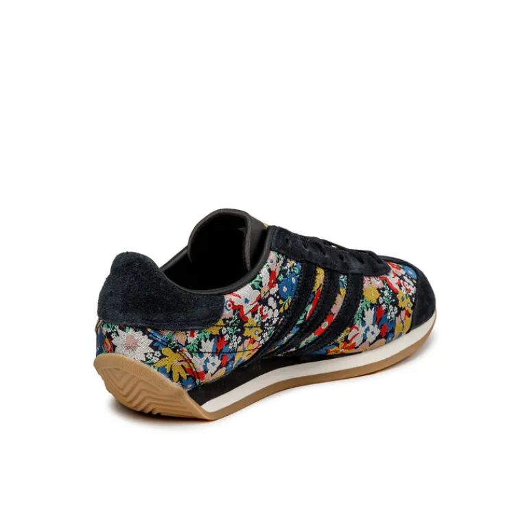 Adidas Sneakers En Cuir|Baskets Décontractées Terrace*x Liberty London Country OG W Aurora Ink / Gum / Off White
