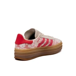 Adidas Sneakers À Plateforme|Sneakers En Cuir*x Liberty London Gazelle Bold W Footwear White / Crew White / Beta Scarlett