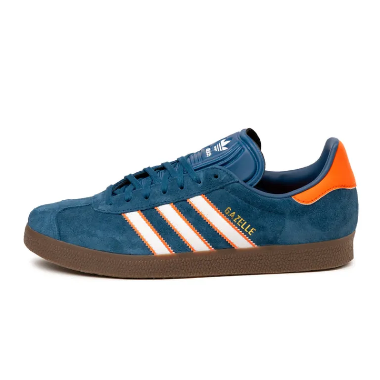Adidas Sneakers En Cuir|Baskets Décontractées Terrace*x MLS Gazelle *Minnesota United FC* Legend Ink / Footwear White / Gold Metallic