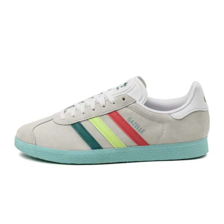 Adidas Sneakers En Cuir|Baskets Décontractées Terrace*x MLS Gazelle *San José Earthquakes* Footwear White / Green / Bahia Glow
