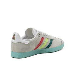 Adidas Sneakers En Cuir|Baskets Décontractées Terrace*x MLS Gazelle *San José Earthquakes* Footwear White / Green / Bahia Glow