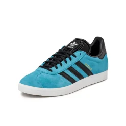 Adidas Sneakers En Cuir|Baskets Décontractées Terrace*x MLS Gazelle *Sporting Kansas City* Shockya / Core Black / Footwear White