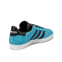 Adidas Sneakers En Cuir|Baskets Décontractées Terrace*x MLS Gazelle *Sporting Kansas City* Shockya / Core Black / Footwear White