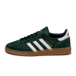 Adidas Sneakers En Cuir|Baskets Décontractées Terrace*x Sporty & Rich Handball Spezial Dark Green / Footwear White / Gum 3