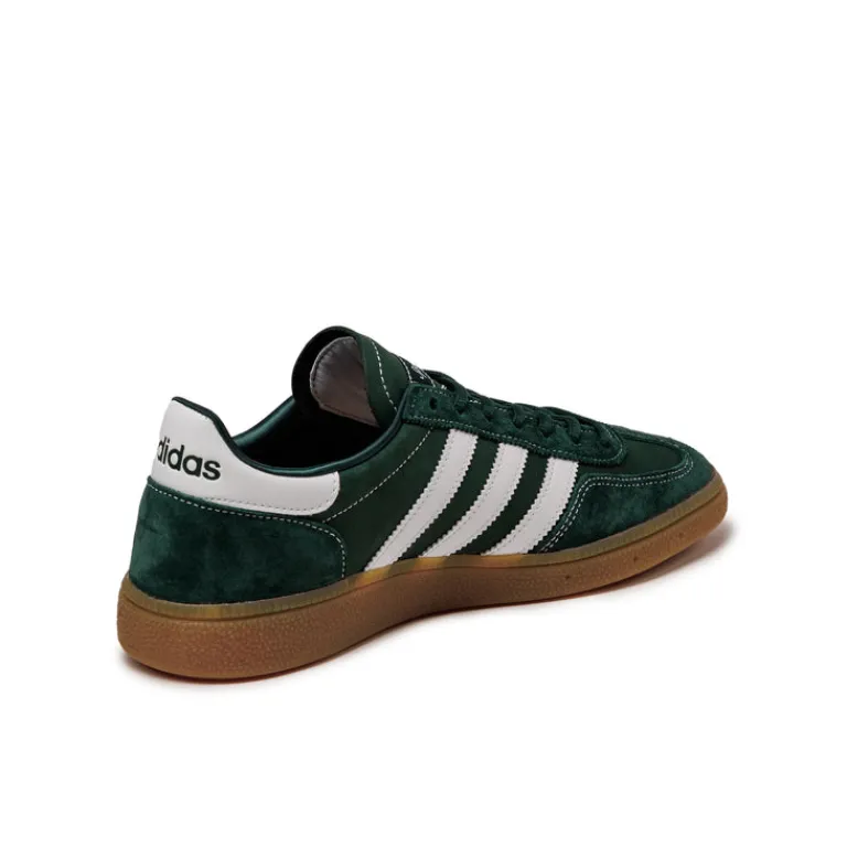 Adidas Sneakers En Cuir|Baskets Décontractées Terrace*x Sporty & Rich Handball Spezial Dark Green / Footwear White / Gum 3