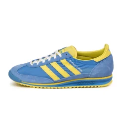 Adidas Sneakers En Cuir|Baskets Décontractées Terrace*x Sporty & Rich SL 72 Real Blue / Light Yellow / Footwear White