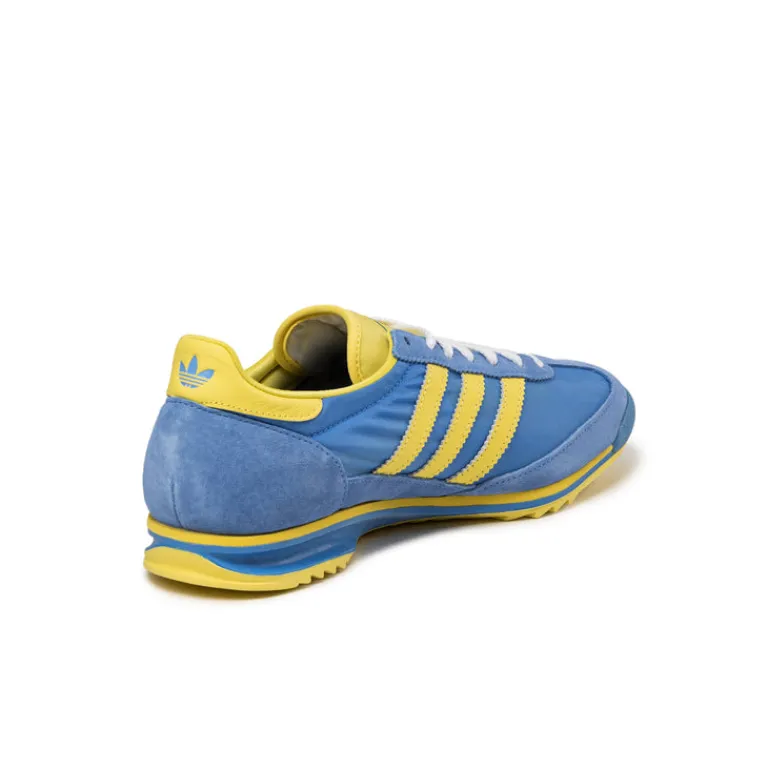 Adidas Sneakers En Cuir|Baskets Décontractées Terrace*x Sporty & Rich SL 72 Real Blue / Light Yellow / Footwear White