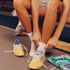 Adidas Sneakers En Cuir|Baskets Décontractées Terrace*x Sporty & Rich SL 72 Light Yellow / Real Blue / Footwear White