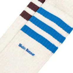 Adidas Chaussettes*x Wales Bonner 3 Stripe Sock Chalk White / Chalk White