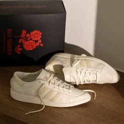 Adidas Sneakers En Cuir|Baskets Décontractées Terrace*x Willy Chavarria Jabbar Dress Off White / Warm Vanilla / Cream White