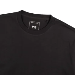 Adidas Y-3 T-Shirts*Backprint Short Sleeve Tee Black