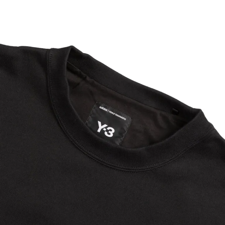 Adidas Y-3 Pullover*French Terry Crewneck Black