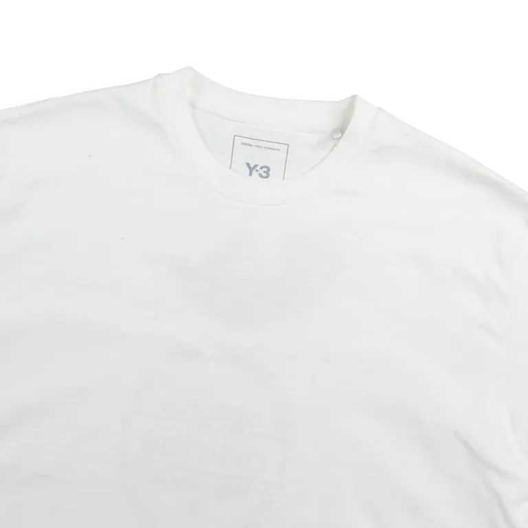Adidas Y-3 T-Shirts*Graphic Short Sleeve Tee Core White