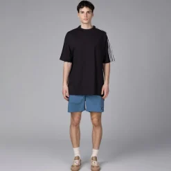 Adidas Y-3 T-Shirts*Y-3 3-Stripes Short Sleeve Tee Black