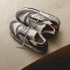 Adidas Sneakers En Cuir|Baskets Décontractées Terrace*ZX 600 Dash Grey / Silver Metallic / Grey Two