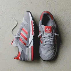 Adidas Sneakers En Cuir|Baskets Décontractées Terrace*ZX 600 Grey Three / Beta Scarlet / Grey Two