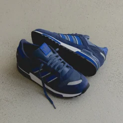 Adidas Sneakers En Cuir|Baskets Décontractées Terrace*ZX 600 Dark Blue / Royal Blue / Preloved Ink