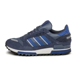 Adidas Sneakers En Cuir|Baskets Décontractées Terrace*ZX 600 Dark Blue / Royal Blue / Preloved Ink