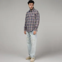 Adsum Chemises*Classic Plaid Workshirt Green Check