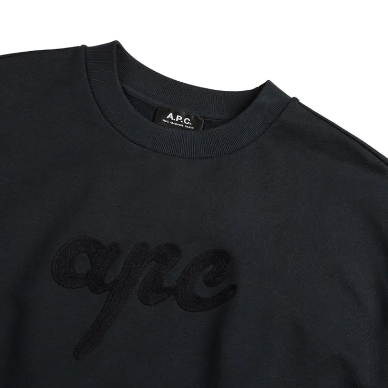 A.P.C. Pullover*Ethan Sweat Dark Navy