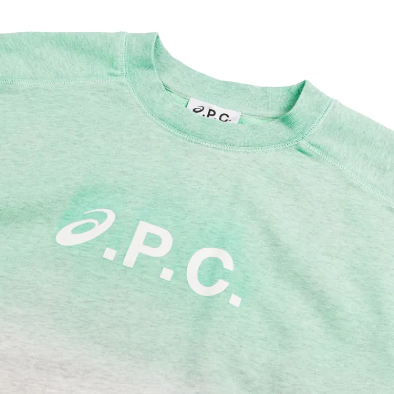 A.P.C. Pullover*x Asics Sweat Lake Dip Dye Multicolore