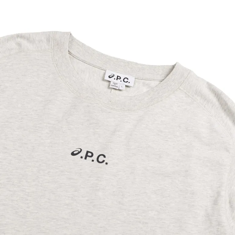 A.P.C. T-Shirts*x Asics T-Shirt Wind Heathered Light Grey