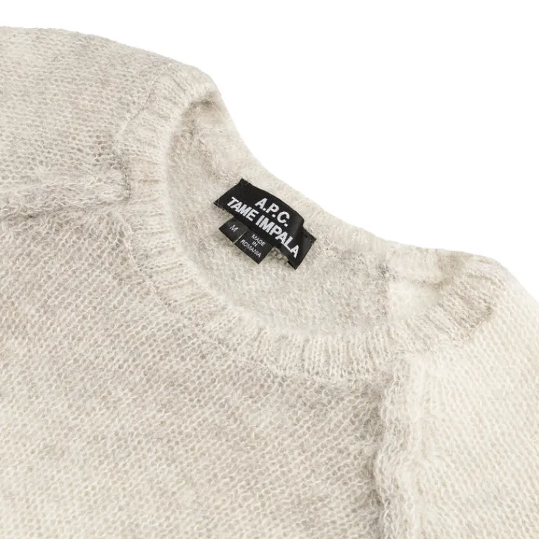 A.P.C. Tricot*x Tame Impala Mavericks Pullover Ecru