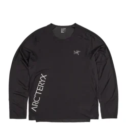 Arcteryx T-Shirts*Norvan Downword Logo Longsleeve Black