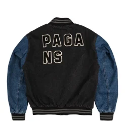 Aries Gilets*Varsity Denim Jacket Multi