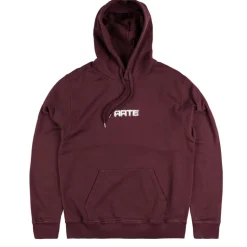 Arte Antwerp Sweats À Capuche*Arte Pixel Hoodie Bordeaux