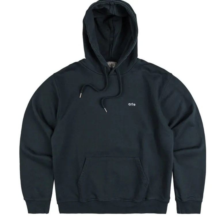 Arte Antwerp Sweats À Capuche*Back Sun & Moon Hoodie Navy