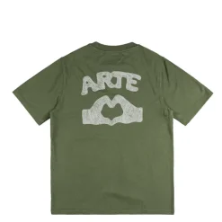 Arte Antwerp T-Shirts*Diels Stitch T-Shirt Green