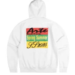 Arte Antwerp Sweats À Capuche*Energy Print Hoodie White