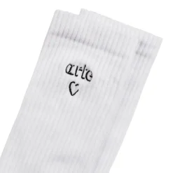 Arte Antwerp Chaussettes*Heart Logo Socks White