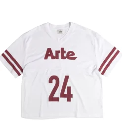 Arte Antwerp T-Shirts*Shaquille Shirt White / Bordeaux