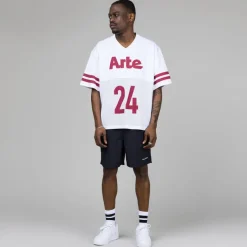 Arte Antwerp T-Shirts*Shaquille Shirt White / Bordeaux
