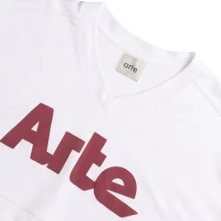 Arte Antwerp T-Shirts*Shaquille Shirt White / Bordeaux