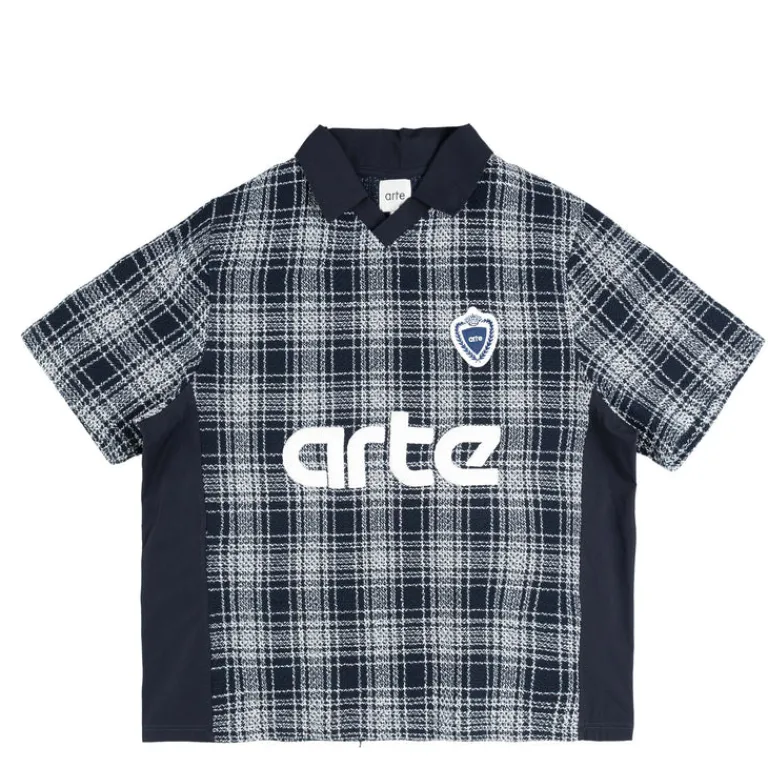 Arte Antwerp T-Shirts*Square Collar T-Shirt Plaid