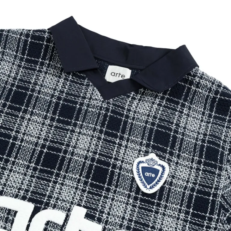 Arte Antwerp T-Shirts*Square Collar T-Shirt Plaid